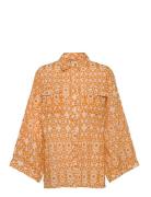 Day Radiate Tops Shirts Long-sleeved Orange Day Birger Et Mikkelsen