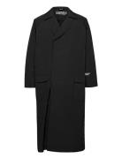 Hmlwilly Trench Coat Trenchcoat Frakke Black Hummel