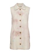 Luella Print Vest Vests Padded Vests Cream Modström