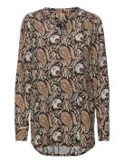 Sc-Gisele Tops Blouses Long-sleeved Multi/patterned Soyaconcept