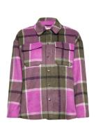 Onlkaci L/S Check Shacket Pnt Tops Overshirts Multi/patterned ONLY