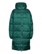 Kg Reno Puffer Long Jacket Foret Jakke Green Kangol