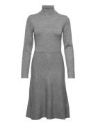 Babysoft A Line Dress Knælang Kjole Grey French Connection