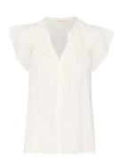 Cidenzaiw Top Tops Blouses Sleeveless White InWear