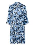 Kaedita Amber Dress Kort Kjole Blue Kaffe