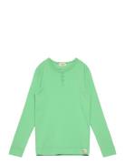 Tee Ls Tops T-shirts Long-sleeved T-Skjorte Green MarMar Copenhagen