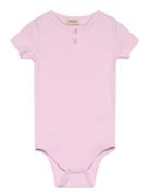 Body Ss Bodies Short-sleeved Pink MarMar Copenhagen