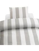 Duvet Cover Set Block Stripe Grey Home Textiles Bedtextiles Bed Sets G...