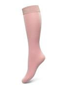 Ines Shimmery Socks Lingerie Socks Knee High Socks Pink Swedish Stocki...