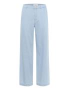 iepw Pa Bottoms Trousers Wide Leg Blue Part Two