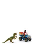 Schleich Quad Escape From Velociraptor Toys Playsets & Action Figures ...