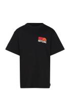 Surf Revival Stacked Tee-Boy Tops T-Kortærmet Skjorte Black Rip Curl