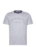 Heritage Ess Tee Designers T-Kortærmet Skjorte Grey Hackett London