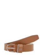 Ck Metal Loop Round Buckle 2.5 Bælte Brown Calvin Klein