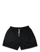 Solid Swim Shorts Badeshorts Black Portia 1924