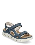 64066-14 Flade Sandaler Blue Rieker