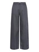 Ninnespw Pa Bottoms Trousers Wide Leg Grey Part Two