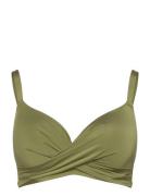 Bra Lilja Twist Swim Shiny Bikinitop Green Lindex
