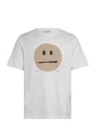 Wwbobby Miley T-Shirt Tops T-Kortærmet Skjorte White WOOD WOOD