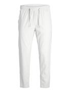 Jpstace Breeze Jogger Sn Bottoms Trousers Linen Trousers White Jack & ...