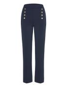 Trousers Penny Bottoms Trousers Straight Leg Navy Lindex