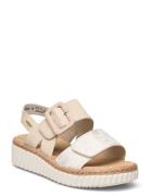 69260-60 Sandal Med Hæl Beige Rieker