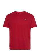 Printed Graphic Ss T-Shirt Tops T-Kortærmet Skjorte Red GANT