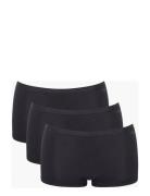 Sloggi Go Daily Cotton Short 3P Trusser, Tanga Briefs Black Sloggi