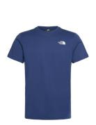 M Ss Box Nse Tee Sport T-Kortærmet Skjorte Blue The North Face