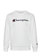Crewneck Sweatshirt Tops Sweatshirts & Hoodies Sweatshirts White Champ...