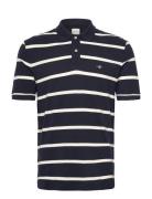 Striped Polo Designers Polos Short-sleeved Navy GANT