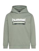 Hmltukas Hoodie Tops Sweatshirts & Hoodies Hoodies Green Hummel