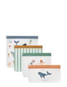 Clive Travelbag 4-Pack Home Meal Time Lunch Boxes White Liewood