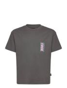 Gh Qs Sunrise Bowl Ss Yth Tops T-Kortærmet Skjorte Grey Quiksilver