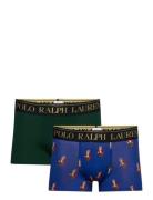 Stretch Cotton Trunk 2-Pack Boxershorts Black Polo Ralph Lauren