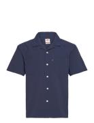 The Standard Camp Shirt Naval Tops Shirts Short-sleeved Blue Levi's®