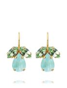 Timo Earrings Gold Ørestickere Smykker Blue Caroline Svedbom
