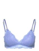 Bra Bralette Valerie Lace Lingerie Bras & Tops Soft Bras Bralette Blue...