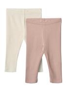 2 Leggings Jules Bottoms Leggings Pink Wheat