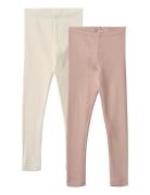 2 Leggings Jules Bottoms Leggings Pink Wheat