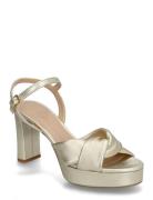Onoa_25_Lmt Sandal Med Hæl Gold UNISA