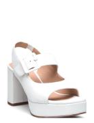 Odela_Nto Shoes Sling Backs Heeled Slingbacks White UNISA