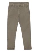 Pants Twill Bottoms Trousers Khaki Green Minymo