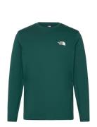 M L/S Simple Dome Tee Sport T-Langærmet Skjorte Green The North Face