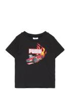 Puma X Hot Wheels Graphic Tee Sport T-Kortærmet Skjorte Black PUMA