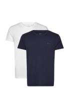 C-Neck T-Shirt 2-Pack Tops T-Kortærmet Skjorte Multi/patterned GANT
