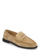 Cph419 Suede Caramel Shoes Flat Loafers Beige Copenhagen Studios