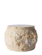 Jar W. Lid Batu Home Storage Mini Boxes Cream Muubs