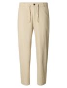 Slh220-Loose Brody Sun Pant Noos Bottoms Trousers Casual Cream Selecte...