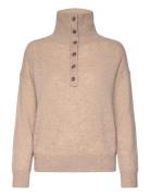 Ava Tops Knitwear Jumpers Beige Reiss